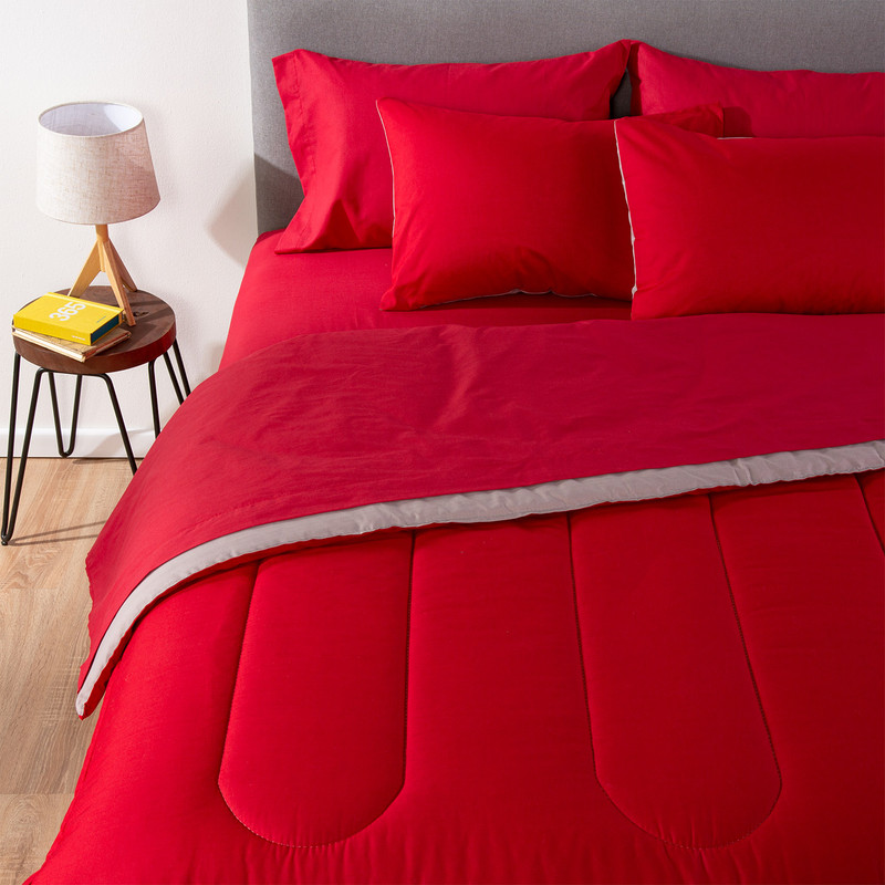 SET ARTHOME 37 PLUMÓN 2 PLAZAS ROJO - 2