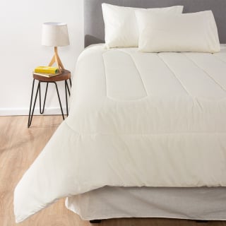 PLUMON ARTHOME 1.5 PLAZAS BEIGE - 1