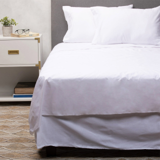 SÁBANAS ARTHOME 2 PLAZAS 144 HILOS BLANCA + PACK 2 ALMOHADAS - 1