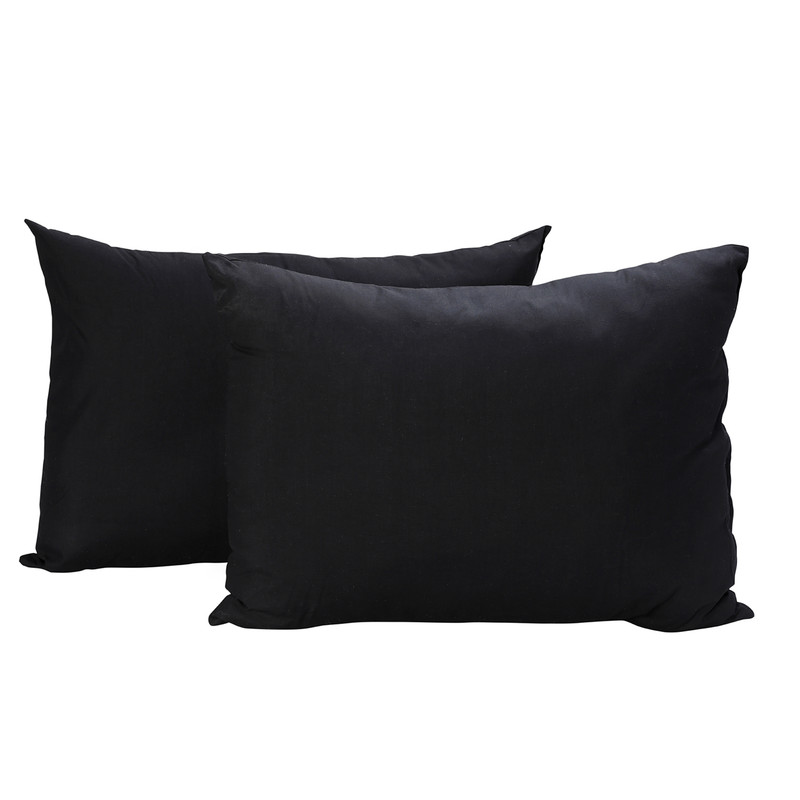 PACK 2 ALMOHADAS ARTHOME 70 X 50 CM NEGRO - 1