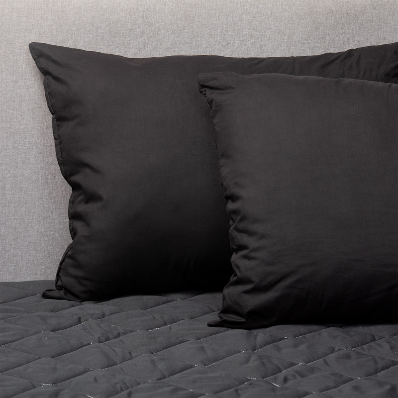PACK 2 ALMOHADAS ARTHOME 70 X 50 CM NEGRO - 2