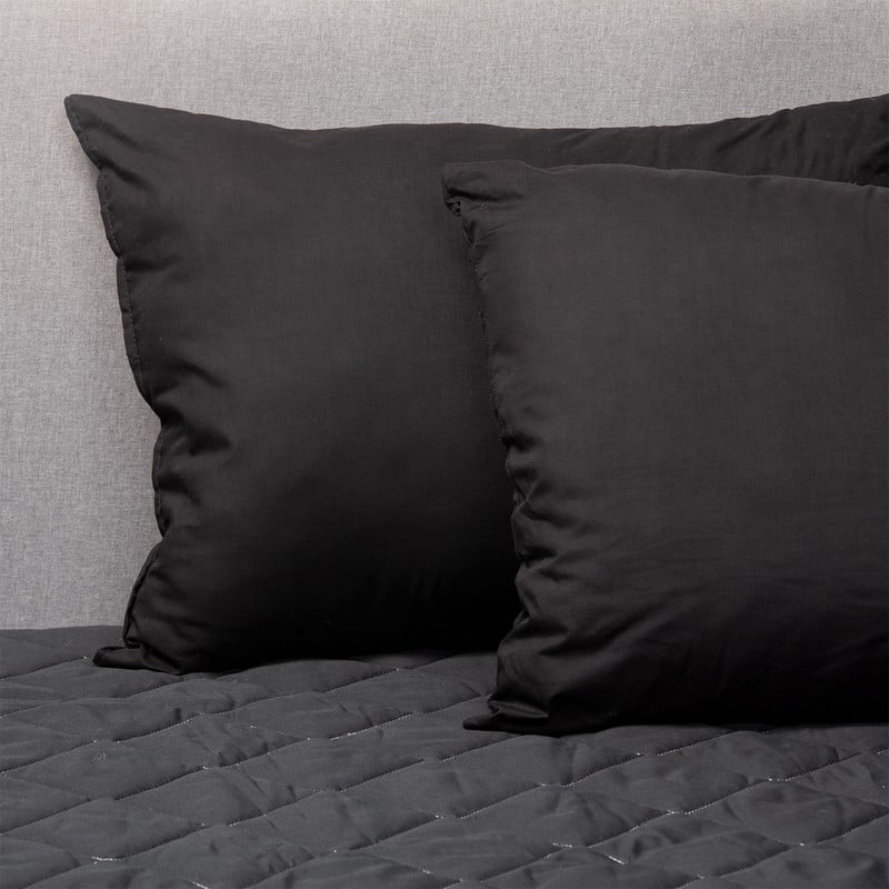 PACK 2 ALMOHADAS ARTHOME 35 CM NEGRO + CUBRECOLCHON 2 PL - 3