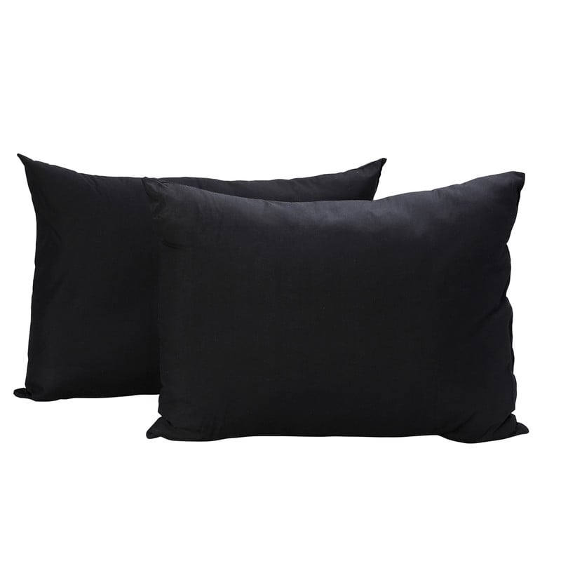 PACK 2 ALMOHADAS ARTHOME 35 CM NEGRO + CUBRECOLCHON 2 PL - 4