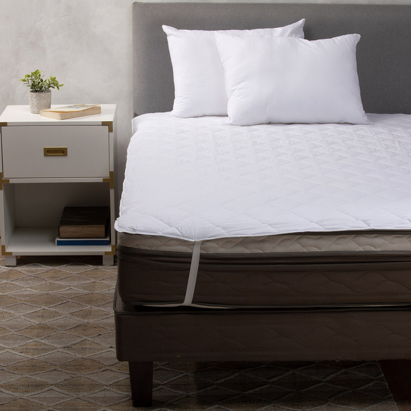 PACK 2 ALMOHADAS ARTHOME 35 CM BLANCO + CUBRECOLCHON 2 PL - 1