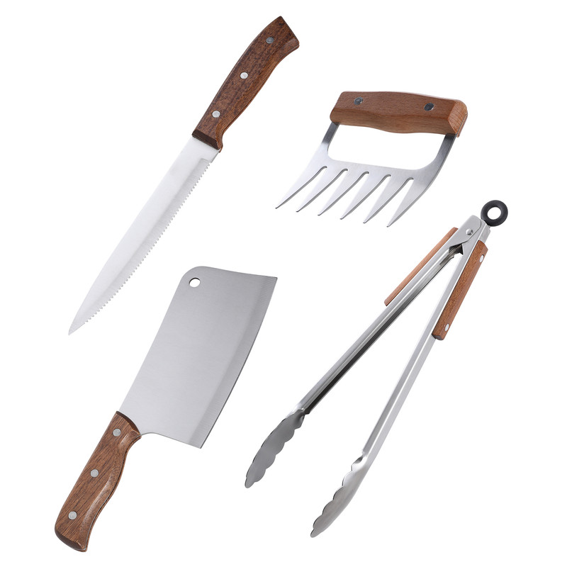 SET DE PARRILLA 4 PIEZAS ARTHOME ACERO INOXIDABLE PAR55 - 1