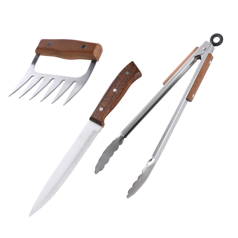 SET DE PARRILLA 3 PIEZAS ARTHOME ACERO INOXIDABLE PAR52 - 1