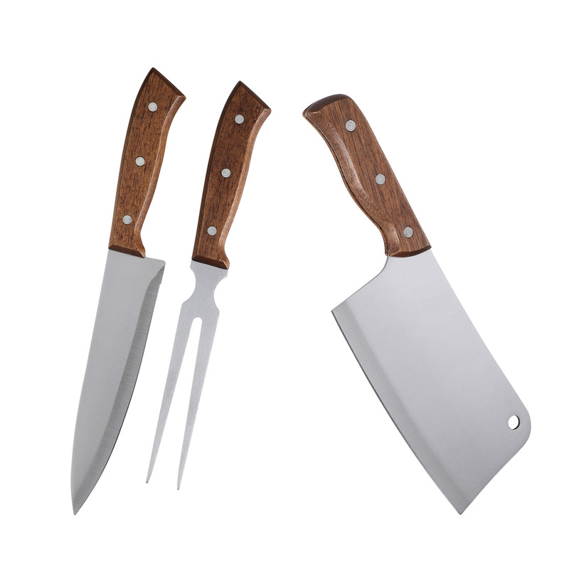SET DE PARRILLA 3 PIEZAS ARTHOME ACERO INOXIDABLE PAR02 - 1