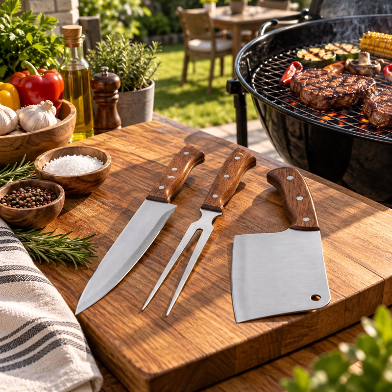 SET DE PARRILLA 3 PIEZAS ARTHOME ACERO INOXIDABLE PAR02 - 4