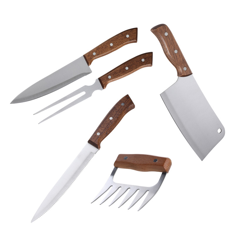 SET DE PARRILLA 5 PIEZAS ARTHOME ACERO INOXIDABLE PAR16 - 1