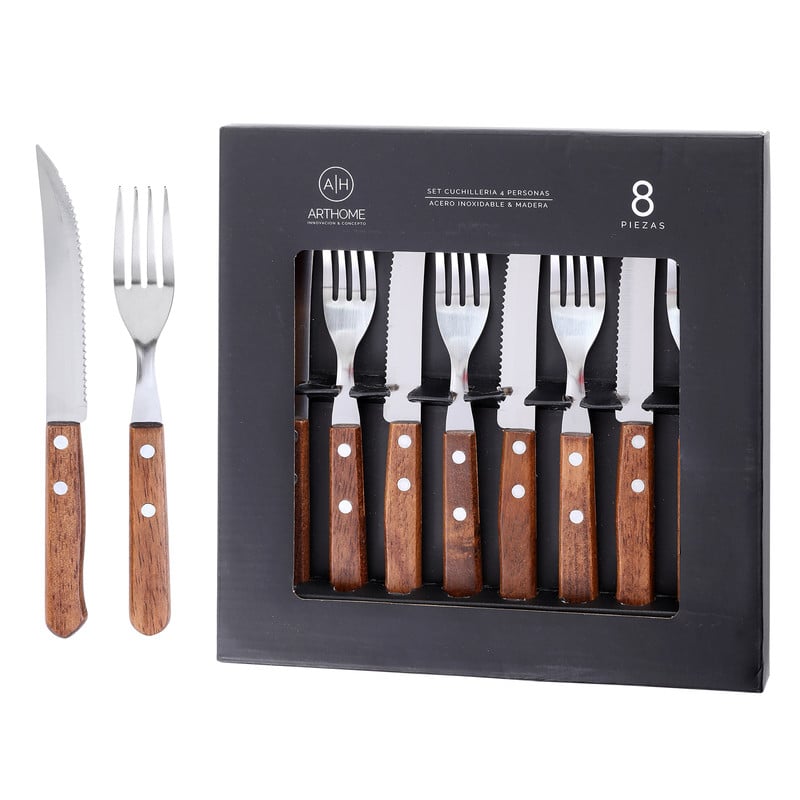SET DE PARRILLA 16 PIEZAS ARTHOME ACERO INOXIDABLE PAR67 - 2