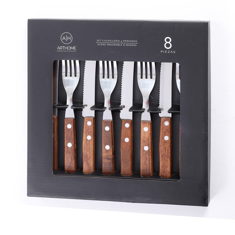 SET DE PARRILLA 16 PIEZAS ARTHOME ACERO INOXIDABLE PAR67 - 4