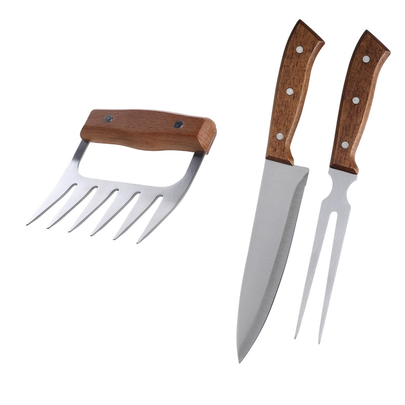 SET DE PARRILLA 3 PIEZAS ARTHOME ACERO INOXIDABLE PAR03 - 1