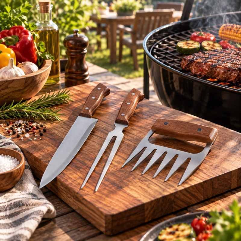 SET DE PARRILLA 3 PIEZAS ARTHOME ACERO INOXIDABLE PAR03 - 4