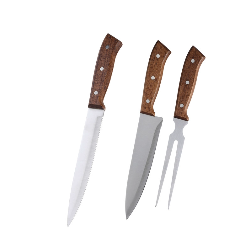 SET DE PARRILLA 3 PIEZAS ARTHOME ACERO INOXIDABLE PAR01 - 1