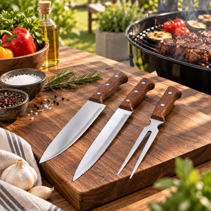SET DE PARRILLA 3 PIEZAS ARTHOME ACERO INOXIDABLE PAR01 - 4