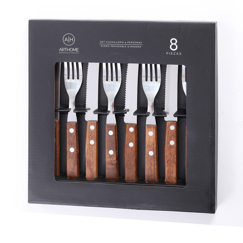 SET DE PARRILLA 11 PIEZAS ARTHOME ACERO INOXIDABLE PAR15 - 6