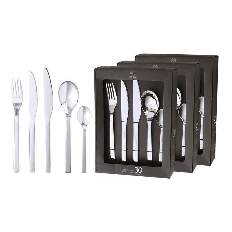 SET DE CUCHILLERIA 90 PIEZAS ARTHOME CARNE ACERO INOX CUC14 - 1