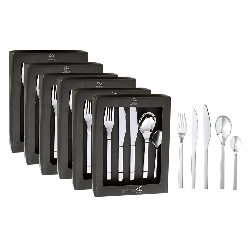 SET DE CUCHILLERIA 120 PIEZAS ARTHOME CARNE ACERO INOX CUC11 - 1