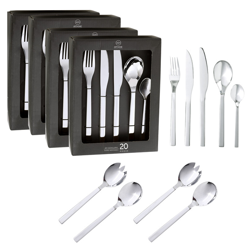 SET DE CUCHILLERIA 84 PIEZAS ARTHOME CARNE ACERO INOX CUC09 - 1