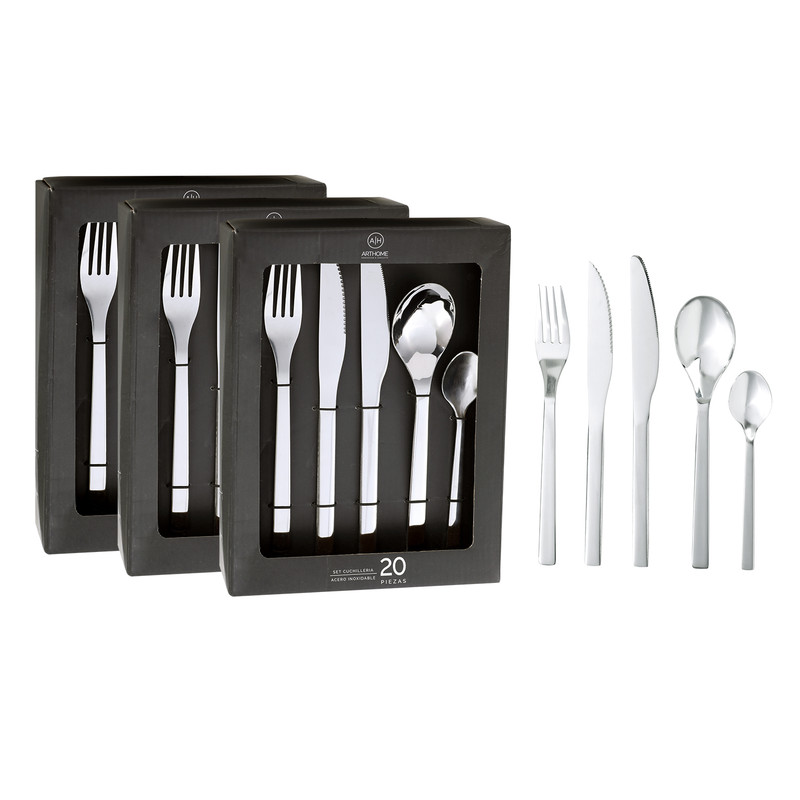 SET DE CUCHILLERIA 60 PIEZAS ARTHOME CARNE ACERO INOX CUC02 - 1