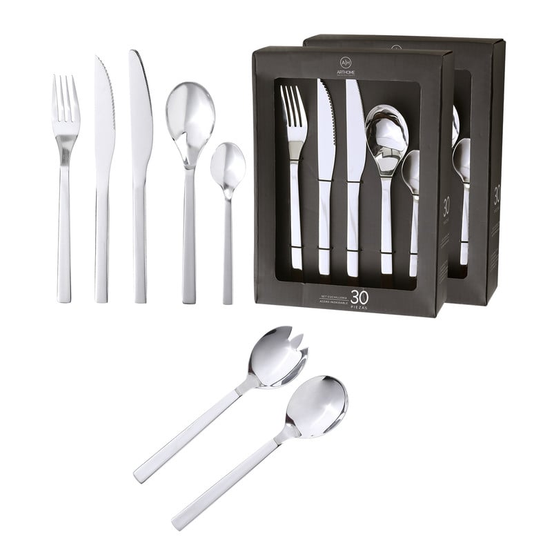 SET DE CUCHILLERIA 62 PIEZAS ARTHOME CARNE ACERO INOX CUC19 - 1