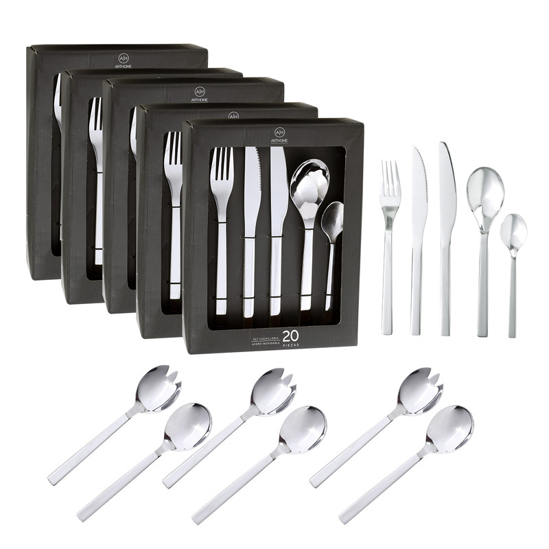 SET DE CUCHILLERIA 106 PIEZAS ARTHOME CARNE ACERO INOX CUC10 - 1