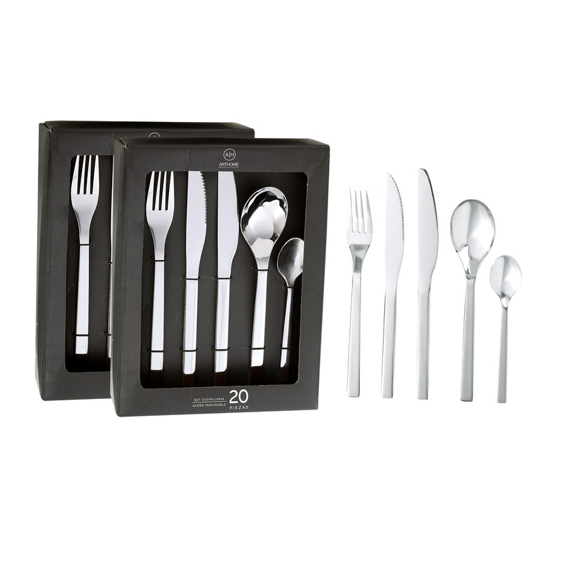 SET DE CUCHILLERIA 40 PIEZAS ARTHOME CARNE ACERO INOX CUC01 - 1