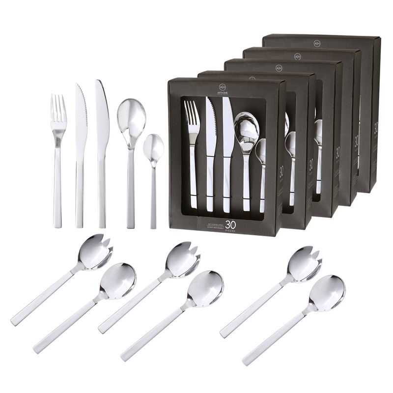 SET DE CUCHILLERIA 156 PIEZAS ARTHOME CARNE ACERO INOX CUC22 - 1