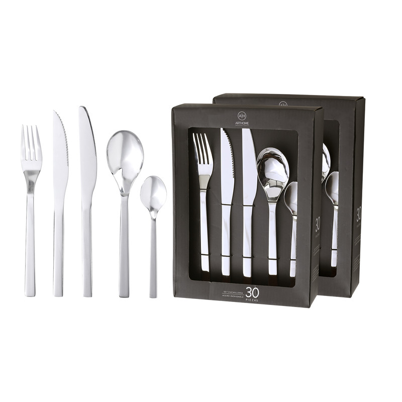 SET DE CUCHILLERIA 60 PIEZAS ARTHOME CARNE ACERO INOX CUC13 - 1