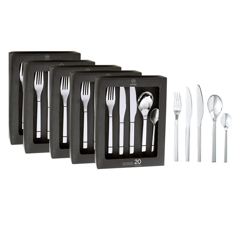 SET DE CUCHILLERIA 100 PIEZAS ARTHOME CARNE ACERO INOX CUC04 - 1