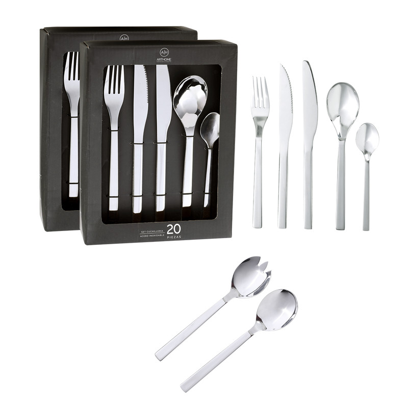 SET DE CUCHILLERIA 42 PIEZAS ARTHOME CARNE ACERO INOX CUC07 - 1
