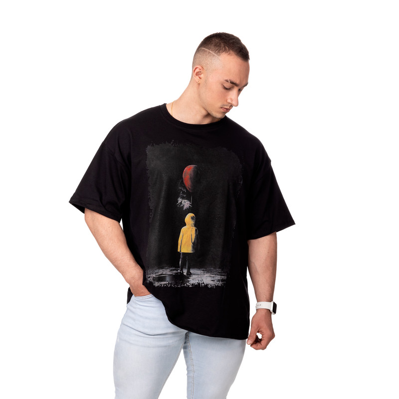 POLERA OVERSIZE HOMBRE SIGEL  ESTAMPADO IT NEGRO - 2