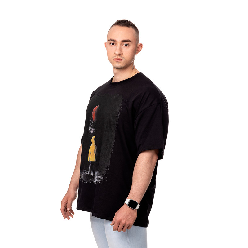 POLERA OVERSIZE HOMBRE SIGEL  ESTAMPADO IT NEGRO - 3