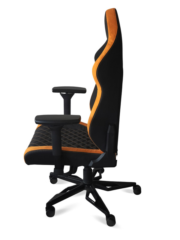 SILLA GAMER ARMOR TITAN PROFESIONAL NEGRO NARANJO - 3