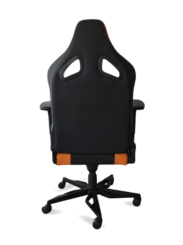 SILLA GAMER ARMOR TITAN PROFESIONAL NEGRO NARANJO - 4