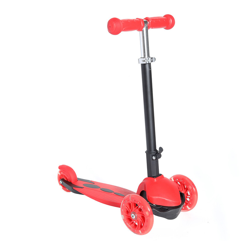 SCOOTER CON RUEDAS CON LUCES COLOR ROJO ARTHOME - 1