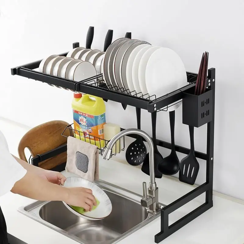 RACK ESCURRIDOR ESTANTE SECADOR ARTHOME PARA VAJILLA 65 CM - 3