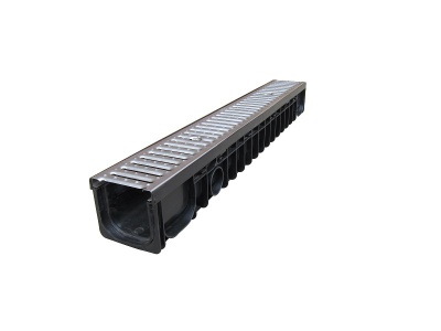 CANALETA ARTHOME ACERO 100 X 100 MM CON REJILLA SUPERIOR GALBANIZADA - 2