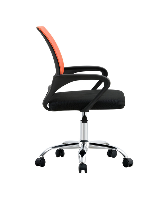 Silla Ejecutiva Ergonómica Nueva York - Respaldo de Malla Naranja, Confort y Estilo para tu Oficina - 4