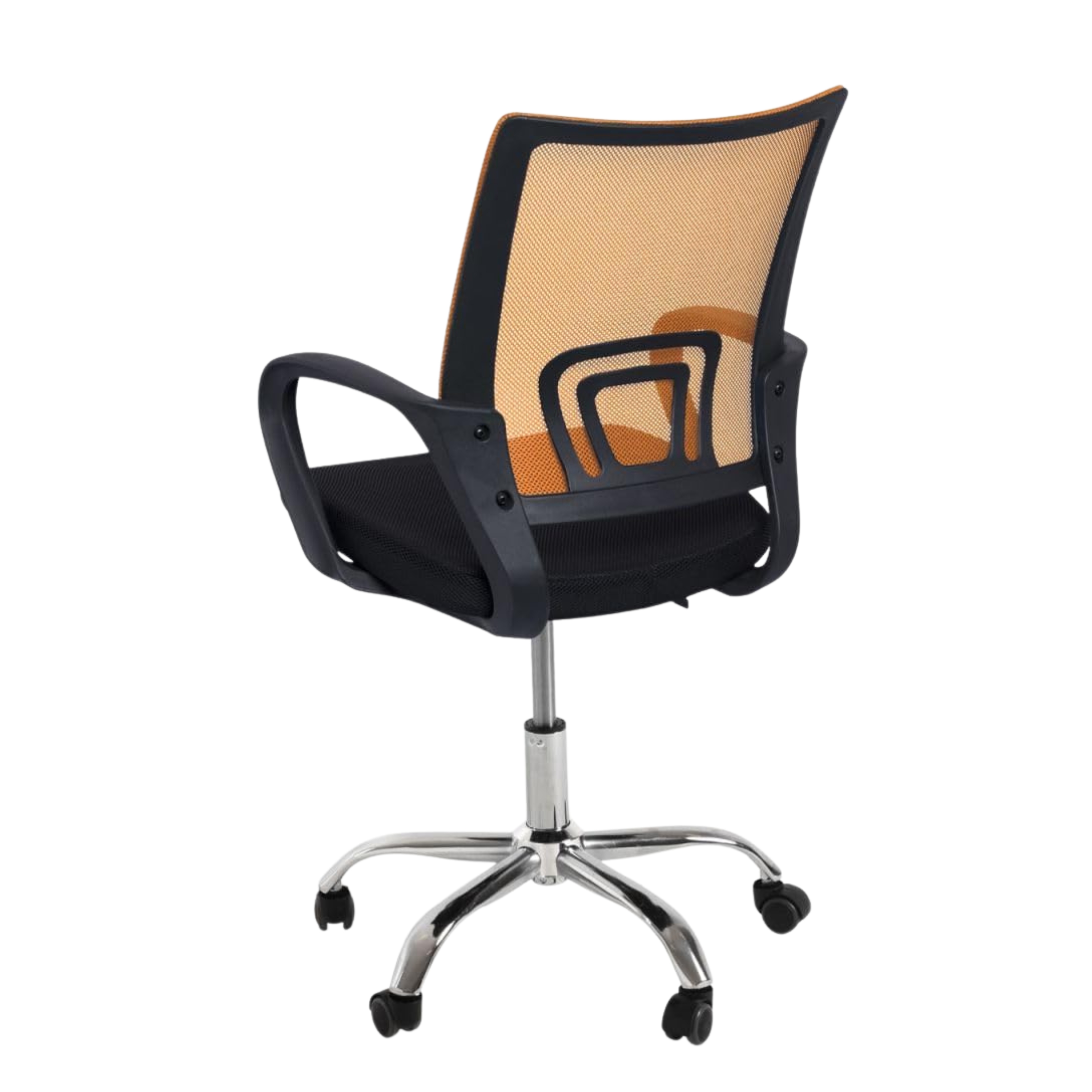 Silla Ejecutiva Ergonómica Nueva York - Respaldo de Malla Naranja, Confort y Estilo para tu Oficina - 6