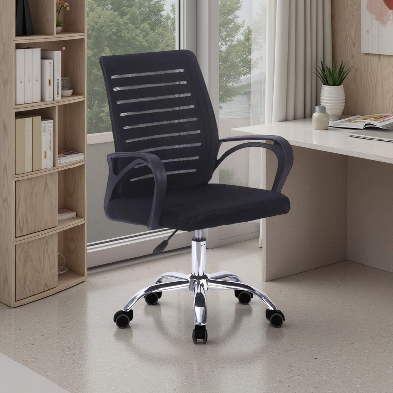 Silla Ejecutiva Ergonómica Budapest - Confort y Estilo en Color Negro para tu Oficina - 7