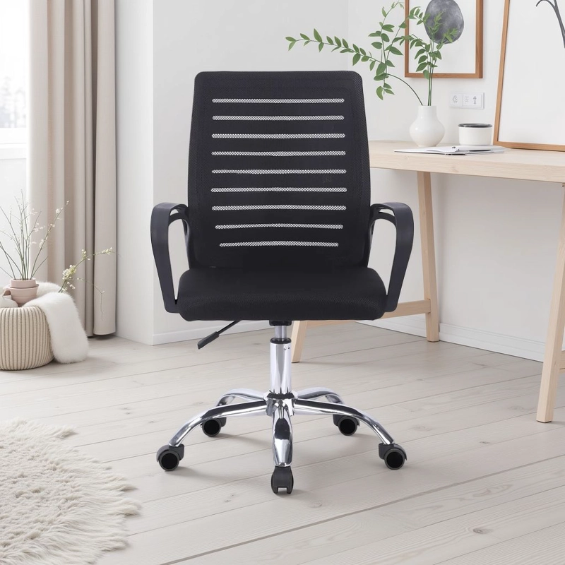 Silla Ejecutiva Ergonómica Budapest - Confort y Estilo en Color Negro para tu Oficina - 8