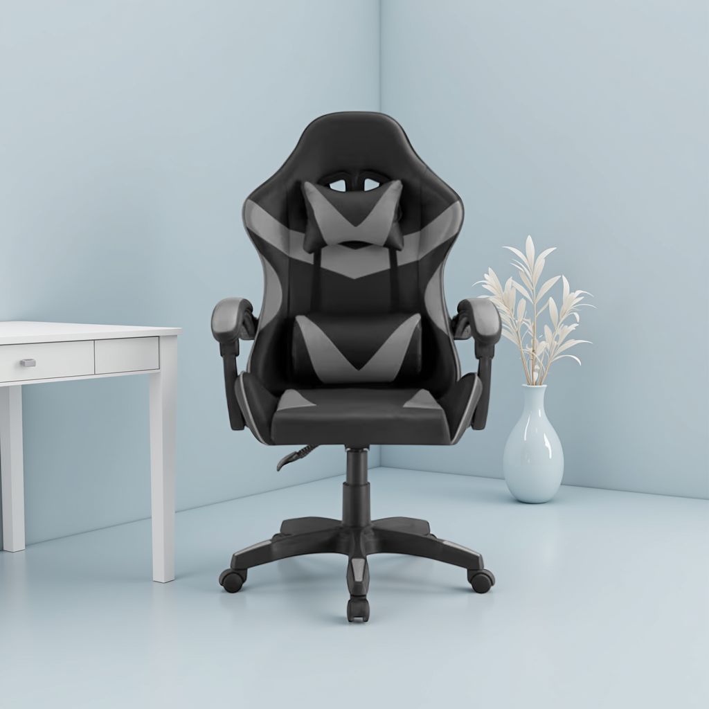 Silla Gamer Tokio - Ergonómica y Reclinable en Color Gris para la Mejor Experiencia de Juego - 6