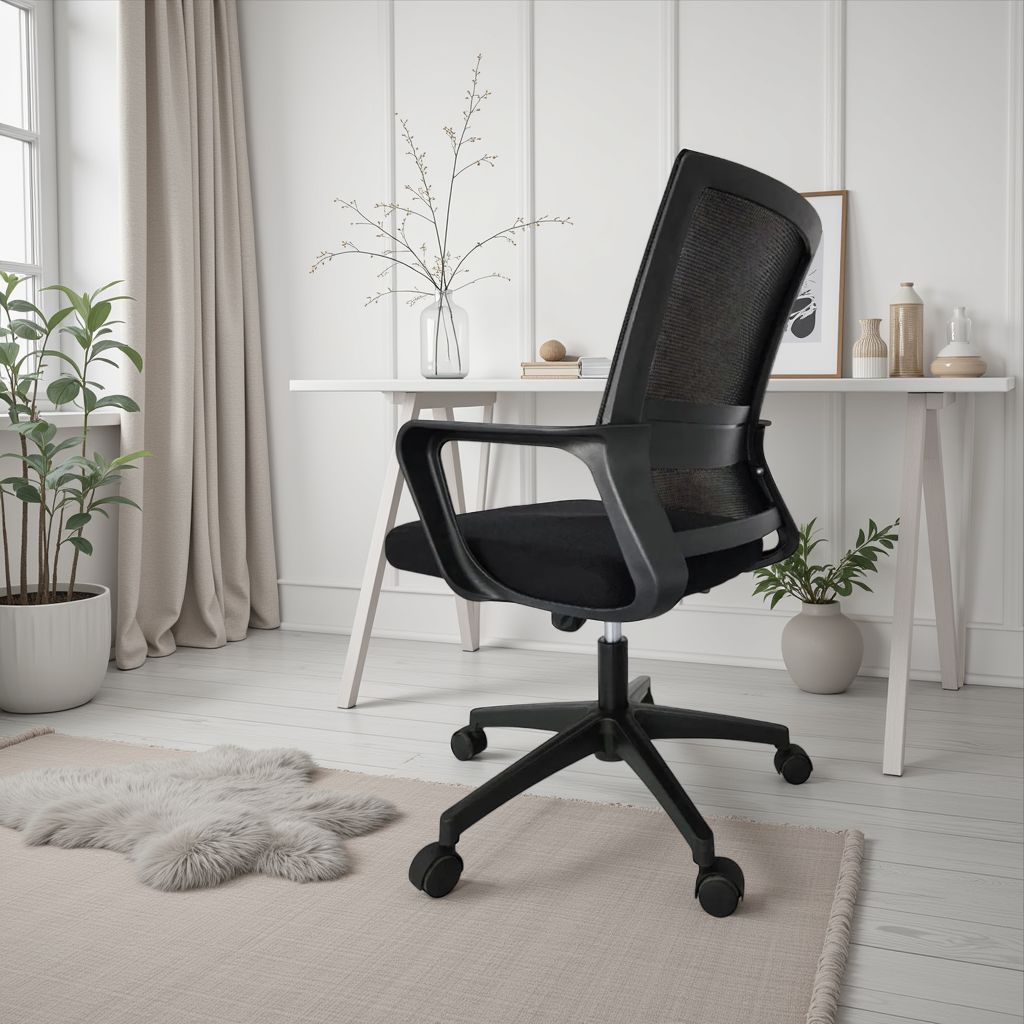 Silla Ejecutiva Ergonómica París - Confort y Estilo en Color Negro para tu Oficina - 3
