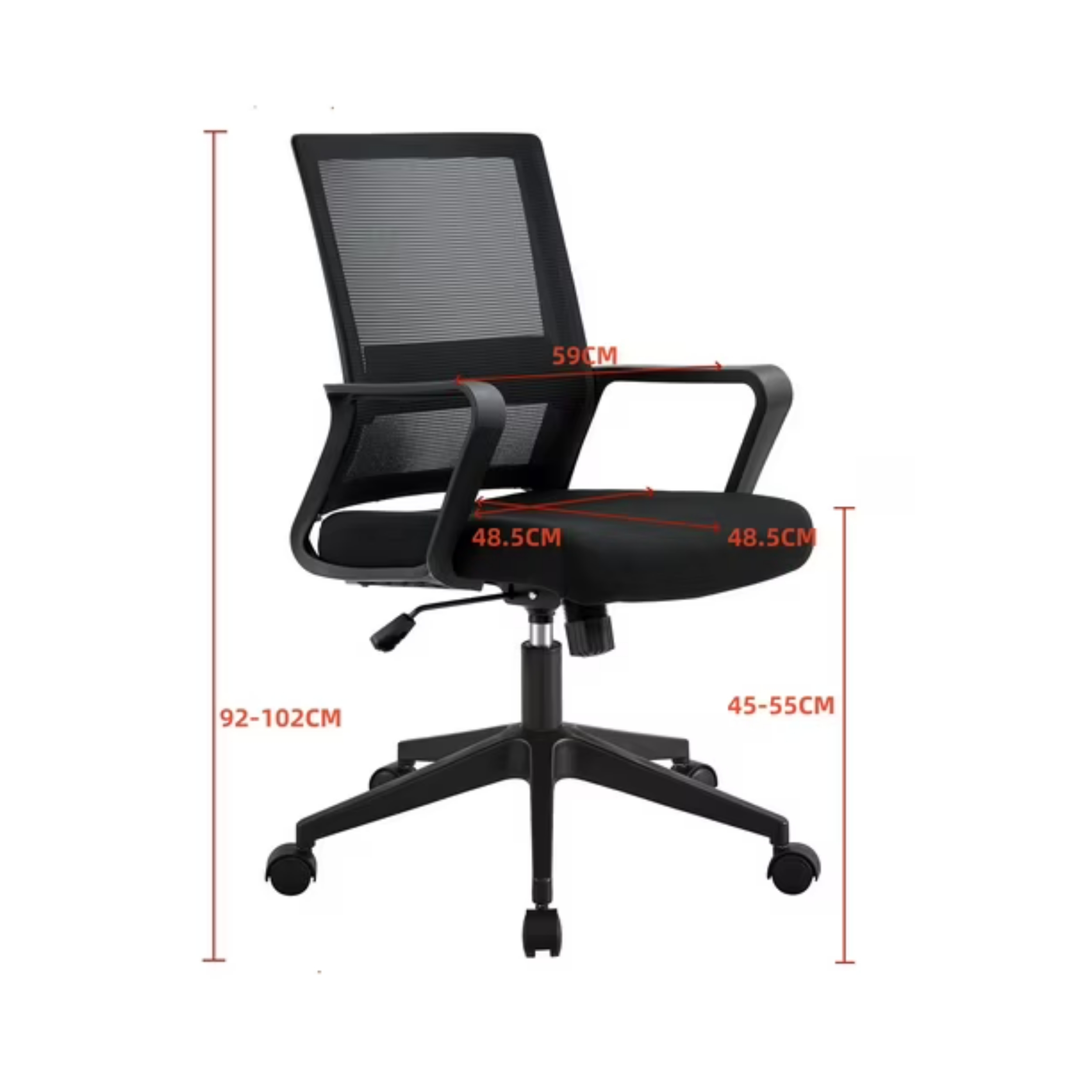 Silla Ejecutiva Ergonómica París - Confort y Estilo en Color Negro para tu Oficina - 6
