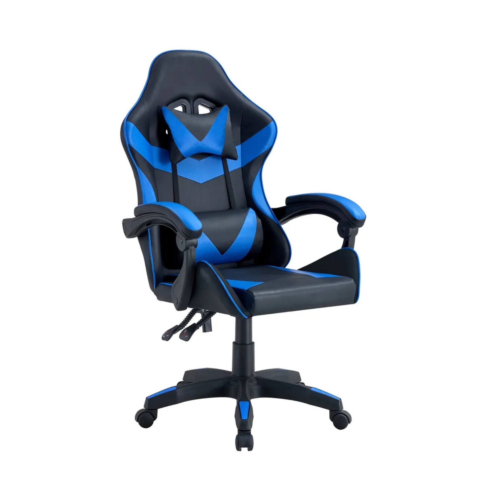 SILLA GAMER TOKIO NEGRA Y ROJA  DISEÑO ERGONOMICO Y DEPORTIVO - 1