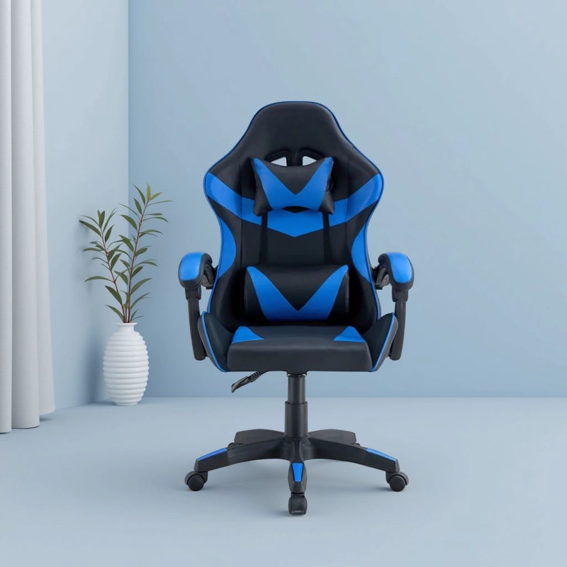 SILLA GAMER TOKIO NEGRA Y ROJA  DISEÑO ERGONOMICO Y DEPORTIVO - 7