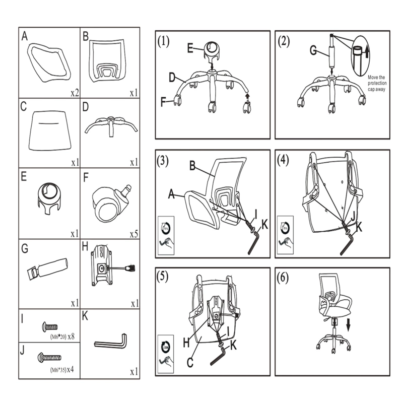 Silla Ejecutiva Ergonómica Nueva York - Respaldo de Malla Blanca, Confort y Estilo para tu Oficina - 9