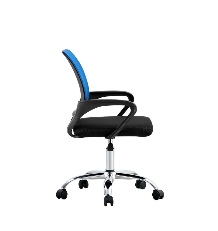 Silla Ejecutiva Ergonómica Nueva York - Respaldo de Malla Azul, Confort y Estilo para tu Oficina - 5