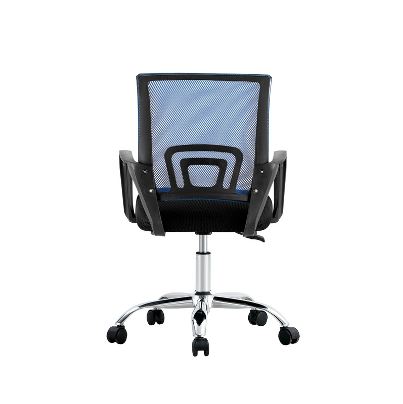 Silla Ejecutiva Ergonómica Nueva York - Respaldo de Malla Azul, Confort y Estilo para tu Oficina - 6